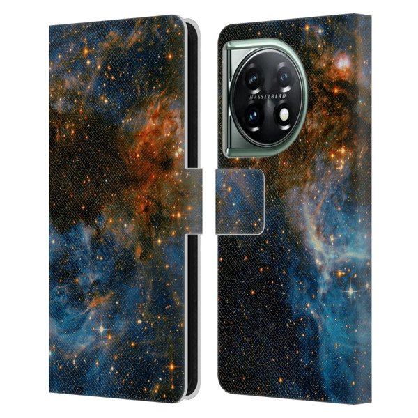Cosmo18 Space 2 Galaxy Leather Book Wallet Case Cover For OnePlus 11 5G