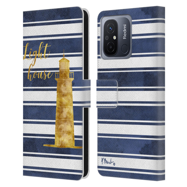 Paul Brent Nautical Lighthouse Leather Book Wallet Case Cover For Xiaomi Redmi 12C