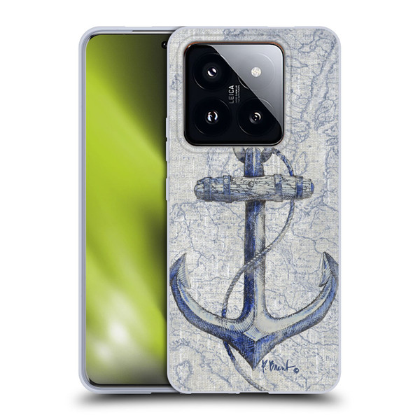 Paul Brent Nautical Vintage Anchor Soft Gel Case for Xiaomi 14 Pro