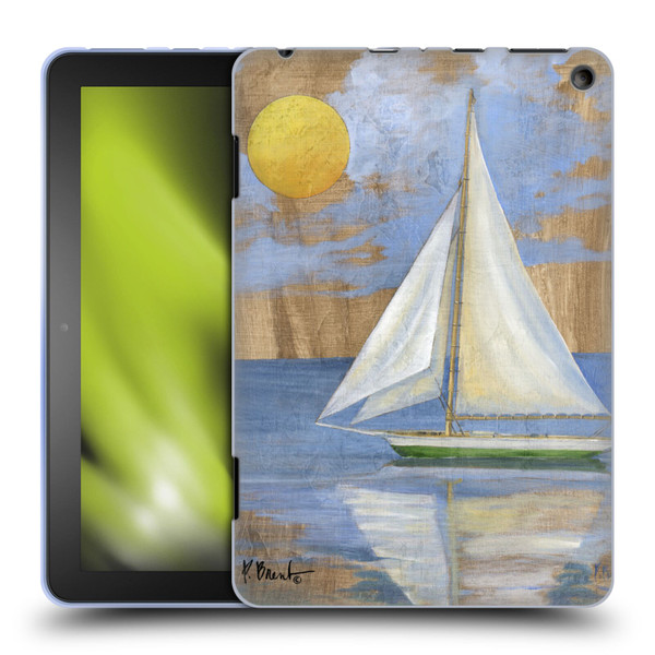 Paul Brent Ocean Serene Sailboat Soft Gel Case for Amazon Fire HD 8/Fire HD 8 Plus 2020