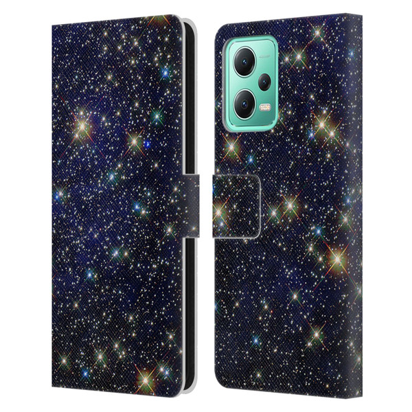 Cosmo18 Space 2 Standout Leather Book Wallet Case Cover For Xiaomi Redmi Note 12 5G