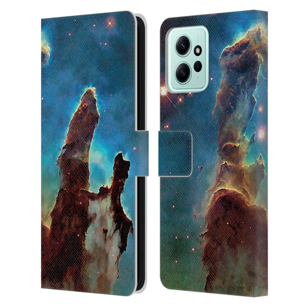 Cosmo18 Space 2 Nebula's Pillars Leather Book Wallet Case Cover For Xiaomi Redmi 12