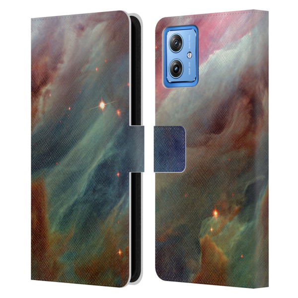 Cosmo18 Space Orion Gas Clouds Leather Book Wallet Case Cover For Motorola Moto G54 5G