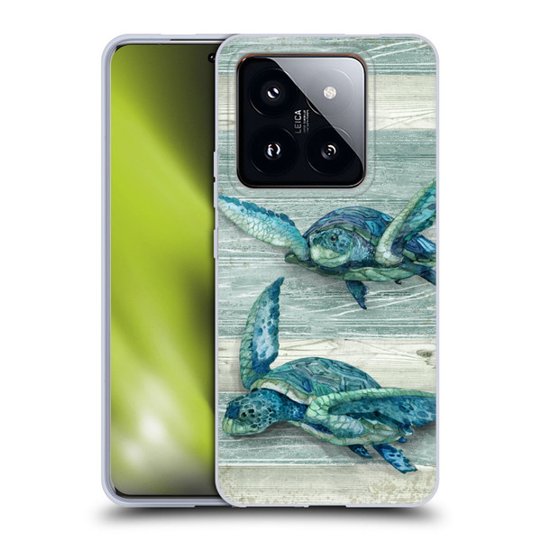 Paul Brent Sea Creatures Turtle Soft Gel Case for Xiaomi 14 Pro