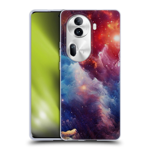 Cosmo18 Space Mysterious Space Soft Gel Case for OPPO Reno11 Pro