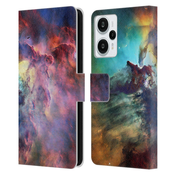 Cosmo18 Space Lagoon Nebula Leather Book Wallet Case Cover For Xiaomi Redmi Note 12T