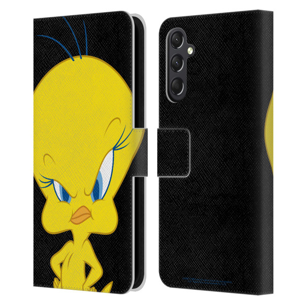 Looney Tunes Characters Tweety Leather Book Wallet Case Cover For Samsung Galaxy A24 4G / M34 5G