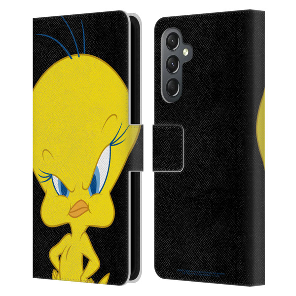Looney Tunes Characters Tweety Leather Book Wallet Case Cover For Samsung Galaxy A25 5G