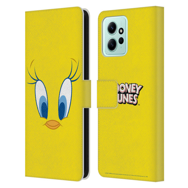 Looney Tunes Full Face Tweety Leather Book Wallet Case Cover For Xiaomi Redmi 12