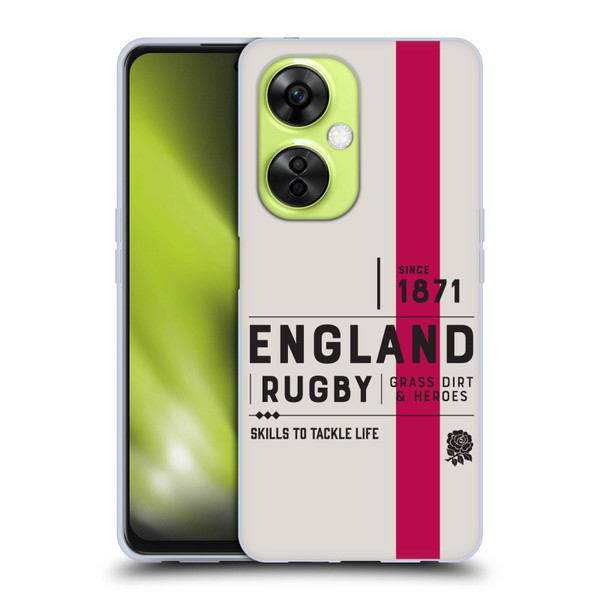 England Rugby Union History Since 1871 Soft Gel Case for OnePlus Nord CE 3 Lite 5G