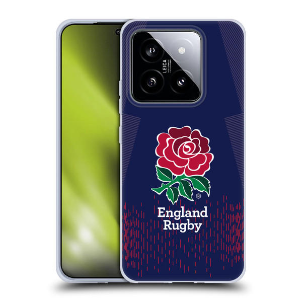 England Rugby Union 2023/24 Crest Kit Away Soft Gel Case for Xiaomi 14
