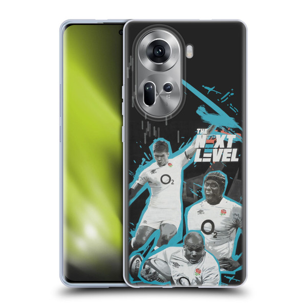 England Rugby Union Mural Next Level Soft Gel Case for OPPO Reno11