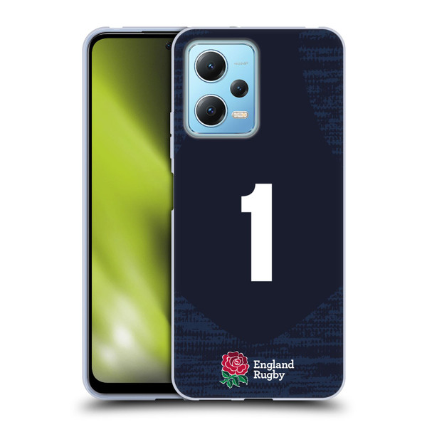 England Rugby Union 2020/21 Players Away Kit Position 1 Soft Gel Case for Xiaomi Redmi Note 12 5G