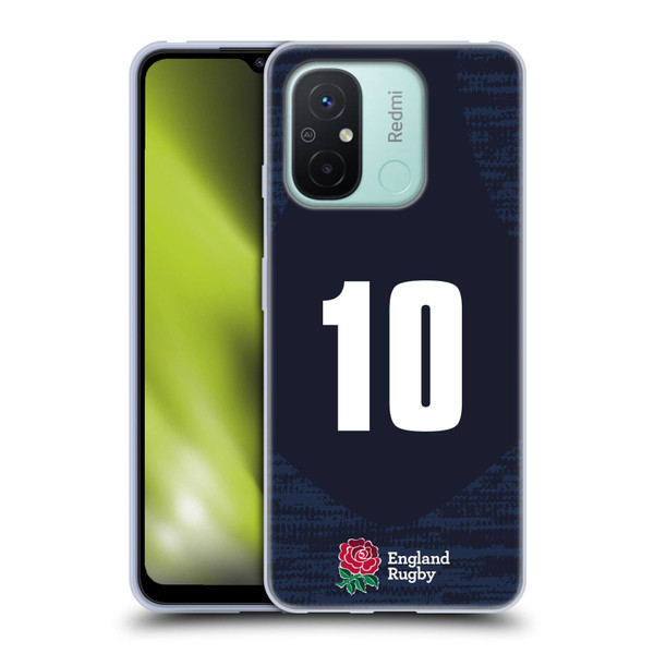 England Rugby Union 2020/21 Players Away Kit Position 10 Soft Gel Case for Xiaomi Redmi 12C
