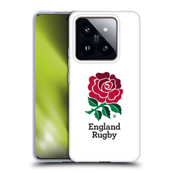 England Rugby Union 2016/17 The Rose Home Kit Soft Gel Case for Xiaomi 14 Pro