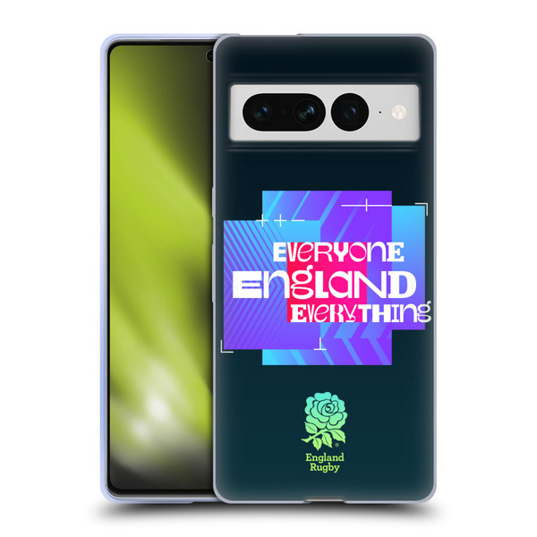 England Rugby Union This Rose Means Everything Slogan in Black Soft Gel Case for Google Pixel 7 Pro