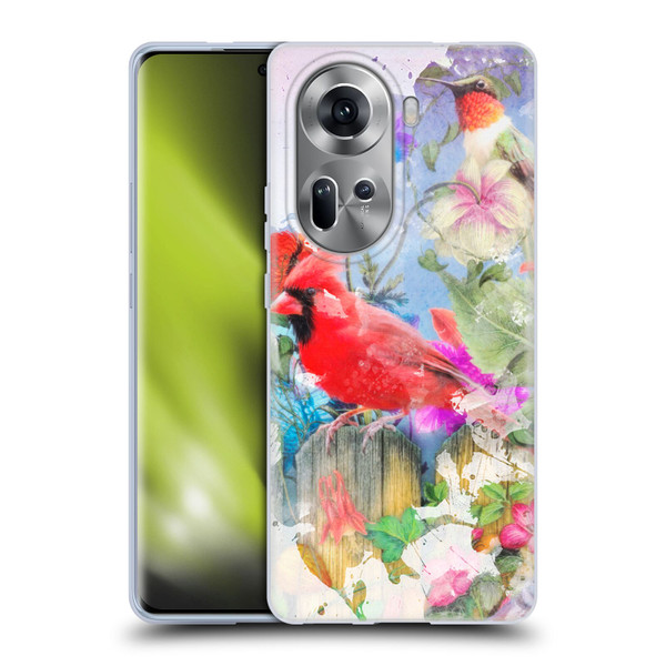 Aimee Stewart Assorted Designs Birds And Bloom Soft Gel Case for OPPO Reno11