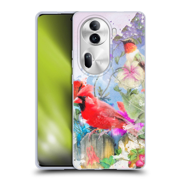 Aimee Stewart Assorted Designs Birds And Bloom Soft Gel Case for OPPO Reno11 Pro