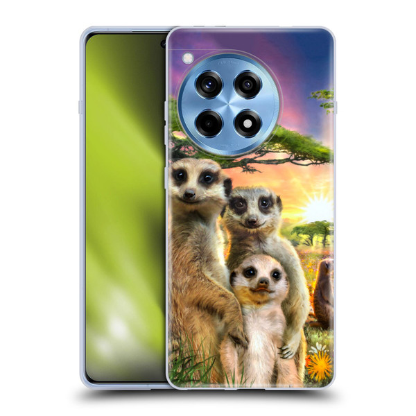 Aimee Stewart Animals Meerkats Soft Gel Case for OnePlus 12R