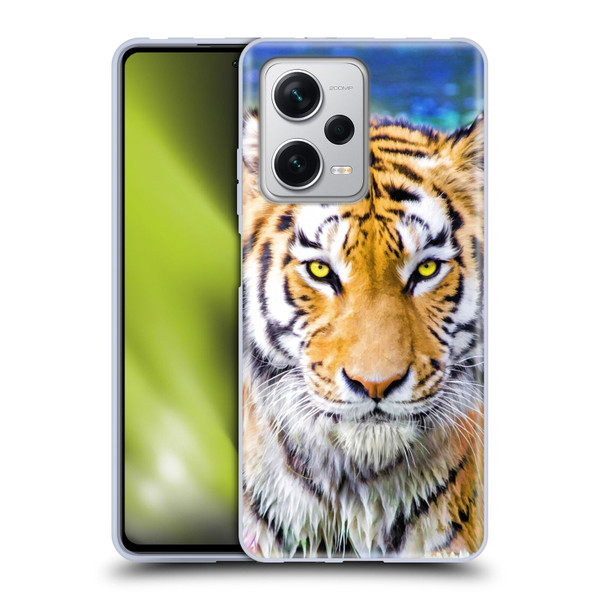 Aimee Stewart Animals Tiger and Lily Soft Gel Case for Xiaomi Redmi Note 12 Pro+ 5G