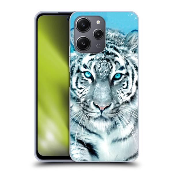 Aimee Stewart Animals White Tiger Soft Gel Case for Xiaomi Redmi 12