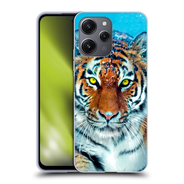 Aimee Stewart Animals Yellow Tiger Soft Gel Case for Xiaomi Redmi 12