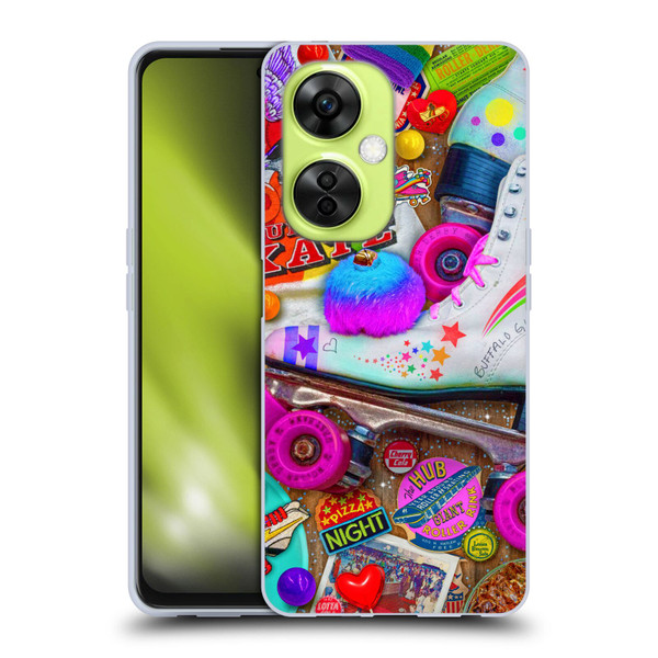 Aimee Stewart Colourful Sweets Skate Night Soft Gel Case for OnePlus Nord CE 3 Lite 5G