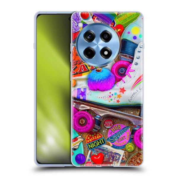 Aimee Stewart Colourful Sweets Skate Night Soft Gel Case for OnePlus 12R
