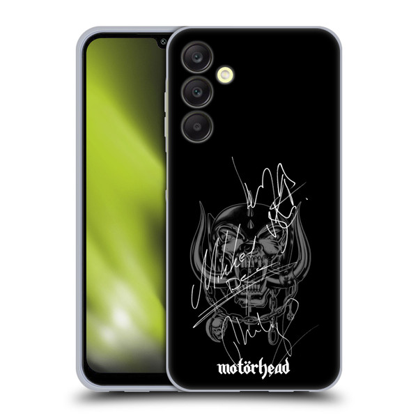 Motorhead Graphics Signatures Soft Gel Case for Samsung Galaxy A25 5G