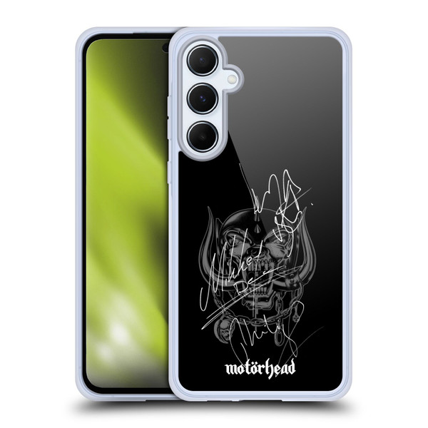 Motorhead Graphics Signatures Soft Gel Case for Samsung Galaxy A55 5G