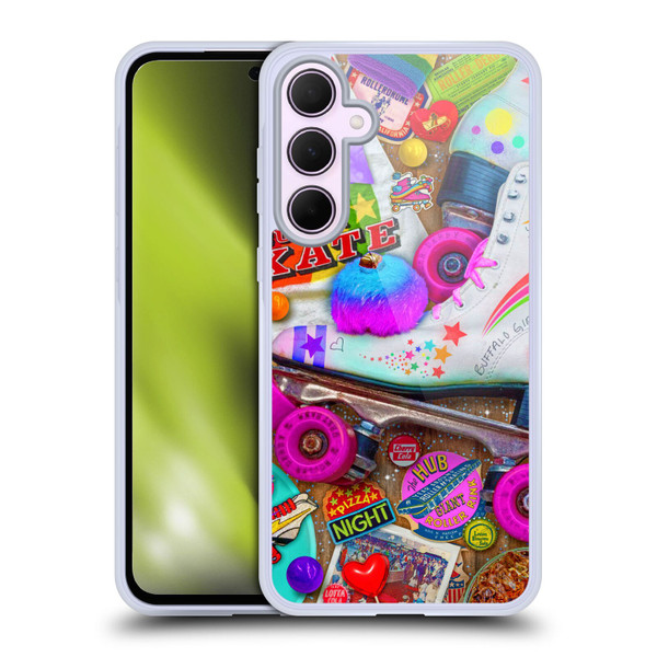 Aimee Stewart Colourful Sweets Skate Night Soft Gel Case for Samsung Galaxy A35 5G
