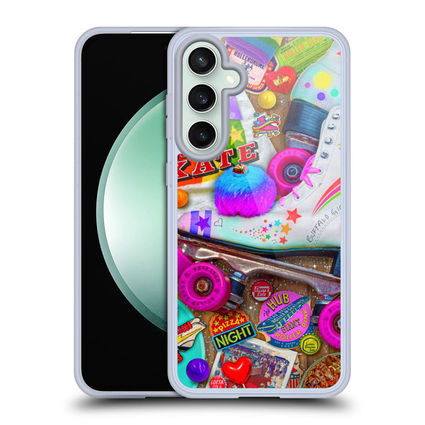Aimee Stewart Colourful Sweets Skate Night Soft Gel Case for Samsung Galaxy S23 FE 5G
