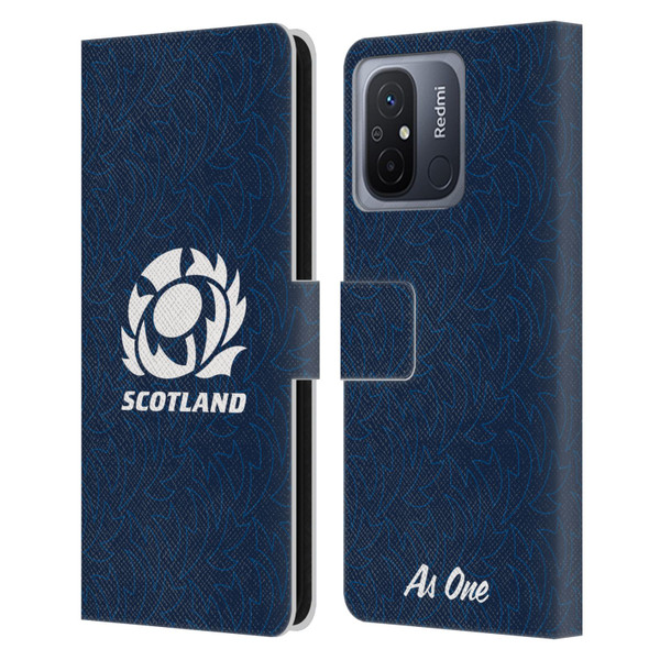 Scotland Rugby Graphics Pattern Leather Book Wallet Case Cover For Xiaomi Redmi 12C