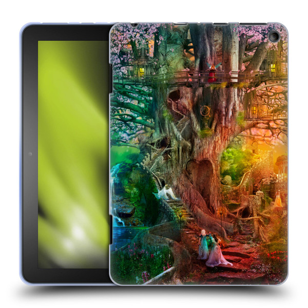 Aimee Stewart Fantasy Dream Tree Soft Gel Case for Amazon Fire HD 8/Fire HD 8 Plus 2020