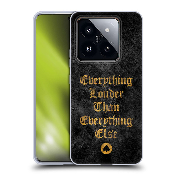 Motorhead Key Art Everything Louder Soft Gel Case for Xiaomi 14 Pro
