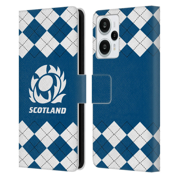 Scotland Rugby Logo 2 Argyle Leather Book Wallet Case Cover For Xiaomi Redmi Note 12T