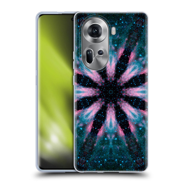Aimee Stewart Mandala Floral Galaxy Soft Gel Case for OPPO Reno11