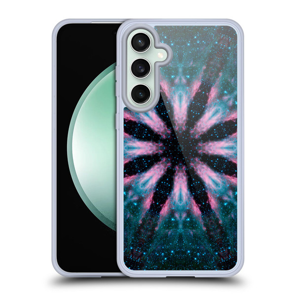 Aimee Stewart Mandala Floral Galaxy Soft Gel Case for Samsung Galaxy S23 FE 5G