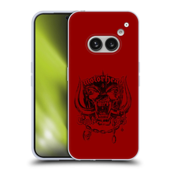 Motorhead Tours 1975 Soft Gel Case for Nothing Phone (2a)