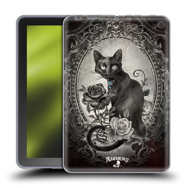 Alchemy Gothic Cats Paracelsus Soft Gel Case for Amazon Fire HD 8/Fire HD 8 Plus 2020