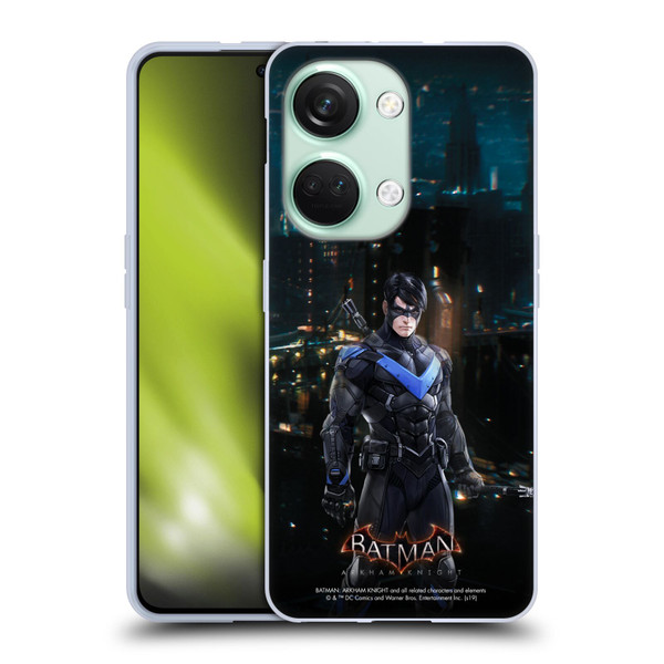 Batman Arkham Knight Characters Nightwing Soft Gel Case for OnePlus Nord 3 5G