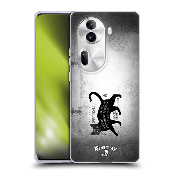 Alchemy Gothic Cats Black Cat Spirit Board Soft Gel Case for OPPO Reno11 Pro
