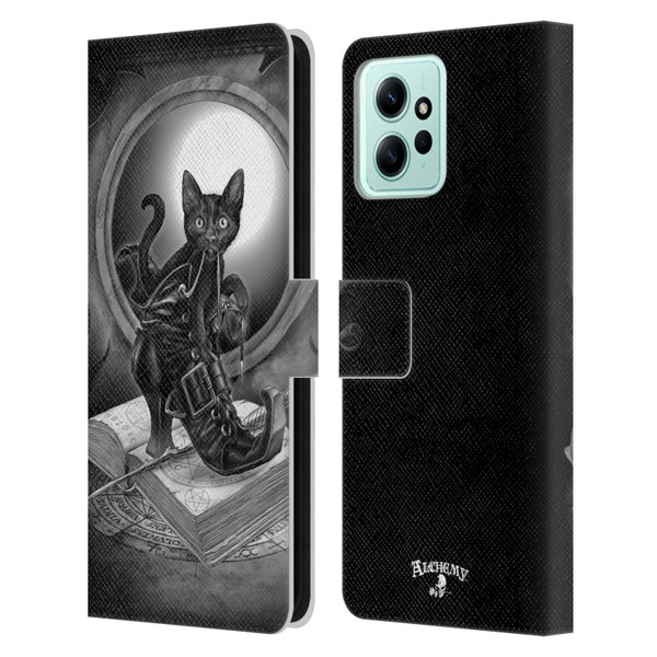 Alchemy Gothic Cats Midnight Mischief Leather Book Wallet Case Cover For Xiaomi Redmi 12