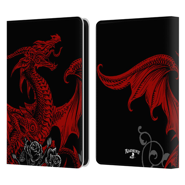 Alchemy Gothic Dragon Draco Rosa Leather Book Wallet Case Cover For Amazon Kindle 11th Gen 6in 2022