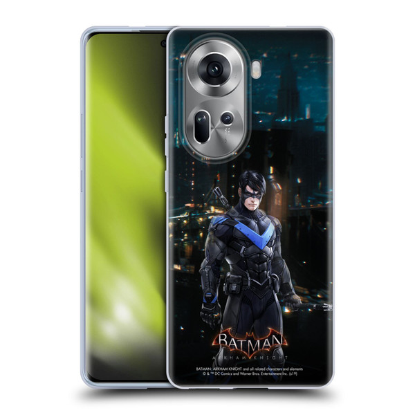 Batman Arkham Knight Characters Nightwing Soft Gel Case for OPPO Reno11