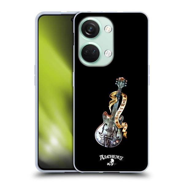 Alchemy Gothic Illustration Rock'it 56 Guitar Soft Gel Case for OnePlus Nord 3 5G