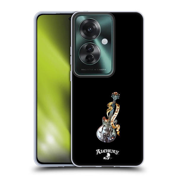 Alchemy Gothic Illustration Rock'it 56 Guitar Soft Gel Case for OPPO Reno11 F 5G / F25 Pro 5G