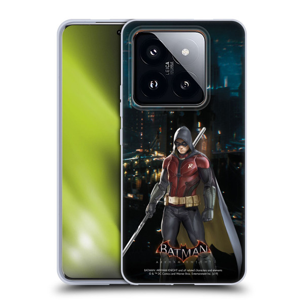 Batman Arkham Knight Characters Red Robin Soft Gel Case for Xiaomi 14 Pro