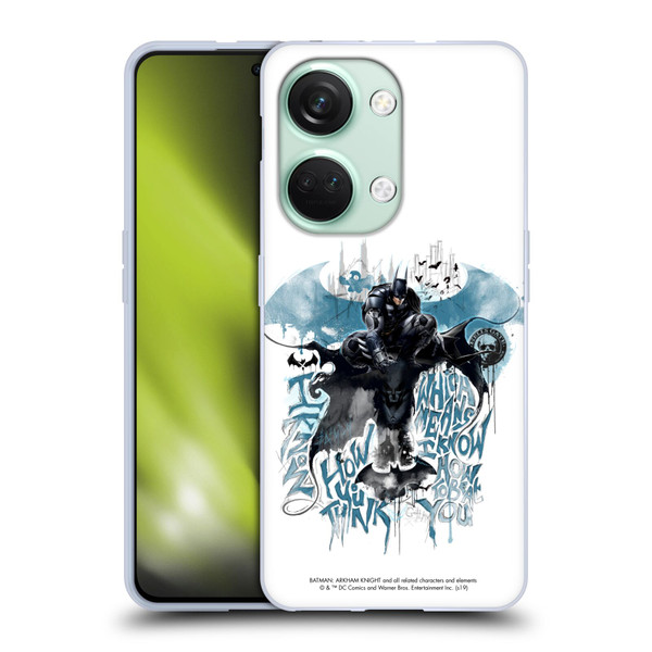 Batman Arkham Knight Graphics How You Think Soft Gel Case for OnePlus Nord 3 5G