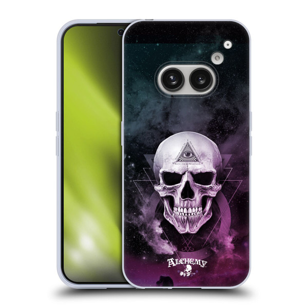 Alchemy Gothic Skull The Void Geometric Soft Gel Case for Nothing Phone (2a)